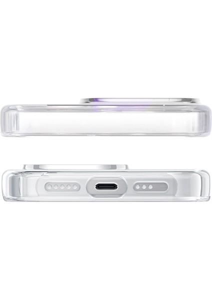 iPhone 16 Pro Max Kılıf Magsafe Şarj Özellikli Standlı Dancing Streamer Serisi Kapak Mor