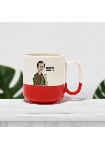 Bümareklam Seviyorum Merkez Baskılı Kupa