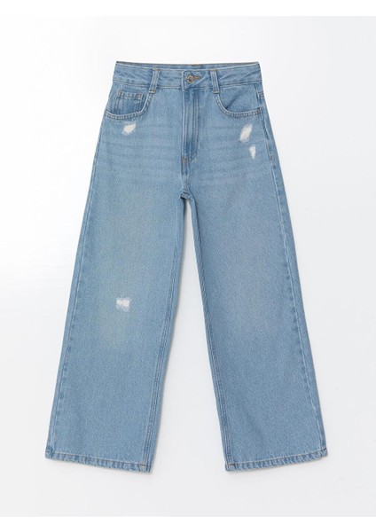 Beli Ayarlanabilir Lastikli Kız Çocuk Jean Pantolon