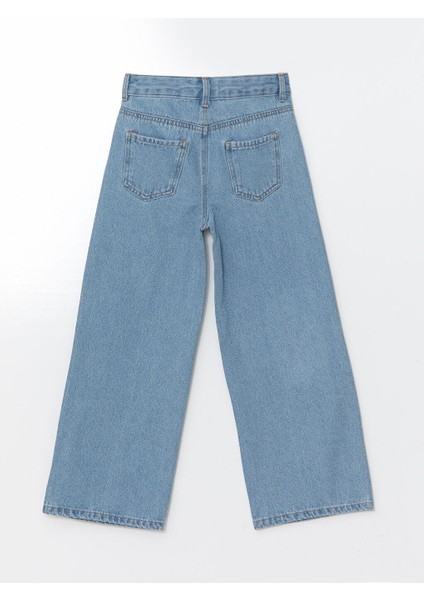 Beli Ayarlanabilir Lastikli Kız Çocuk Jean Pantolon