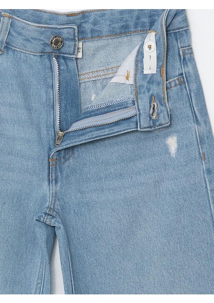 Beli Ayarlanabilir Lastikli Kız Çocuk Jean Pantolon