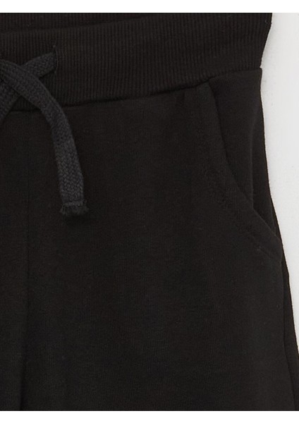 Beli Lastikli Basic Kız Çocuk Eşofman Altı