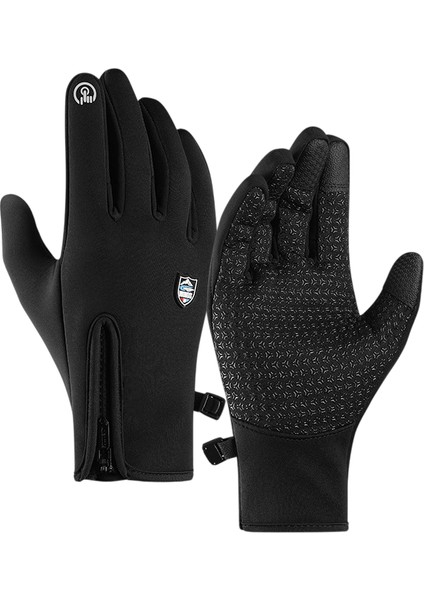 Rüzgar ve Suya Dayanıklı Dokunmatik Özellikli Günlük Kullanım Kaymaz Motosiklet Bisiklet Eldiveni