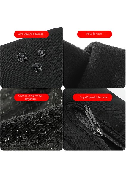 Rüzgar ve Suya Dayanıklı Dokunmatik Özellikli Günlük Kullanım Kaymaz Motosiklet Bisiklet Eldiveni fiyatları