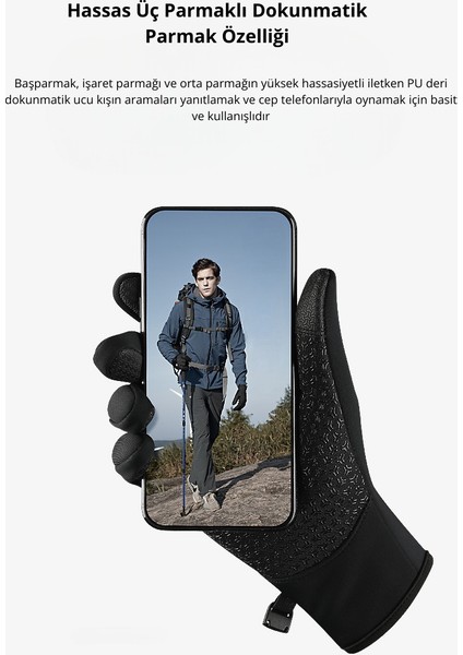 Rüzgar ve Suya Dayanıklı Dokunmatik Özellikli Günlük Kullanım Kaymaz Motosiklet Bisiklet Eldiveni modelleri