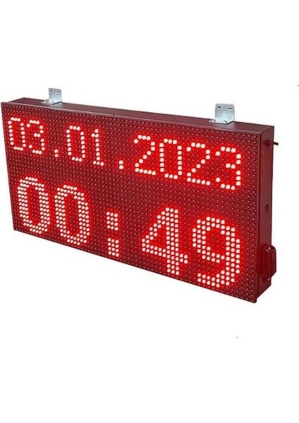 Sanec Dokunmatik Ekran Kumandalı Ayarlı Fabrika Atölye Saati Alarmlı (Kasa Ölçüsü 32X64 cm)