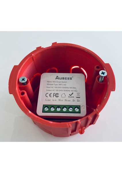 Akıllı Anahtar Role Modülü Wifi + Rf Kontrol + 2 Kanal Kumanda
