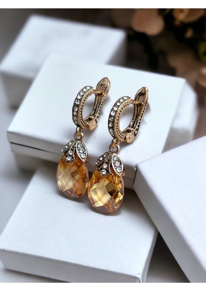 Mor Zirkon Taşlı Kedi Gözü Küpe fiyatları