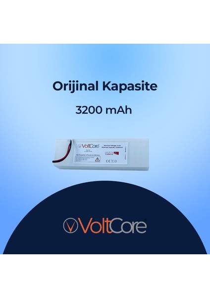 Robot Süpürge Bataryası 3200MAH Viomi V2 Uyumlu