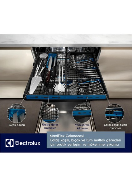 EES48401L 8 Programlı Ankastre Bulaşık Makinesi indirimleri