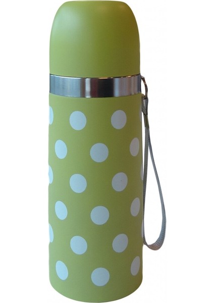 Puantiyeli Bebek Termosu 350 ml - Yeşil fırsatları