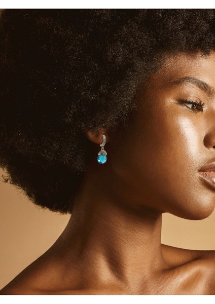 Mor Zirkon Taşlı Kedi Gözü Küpe fiyatları