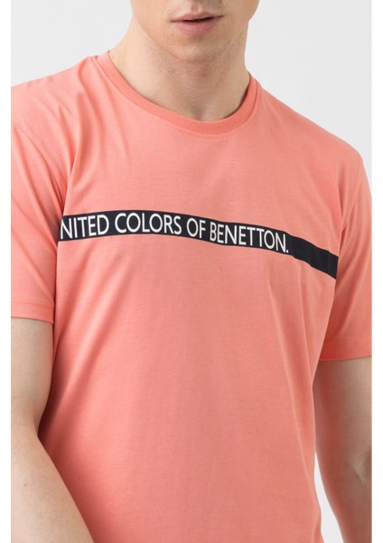 Marka Yazılı Erkek T-Shirt