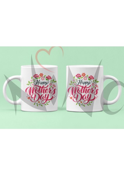 Happy Mothers Day Baskılı Anneler Günü Hediyelik Kupa Bardak modelleri