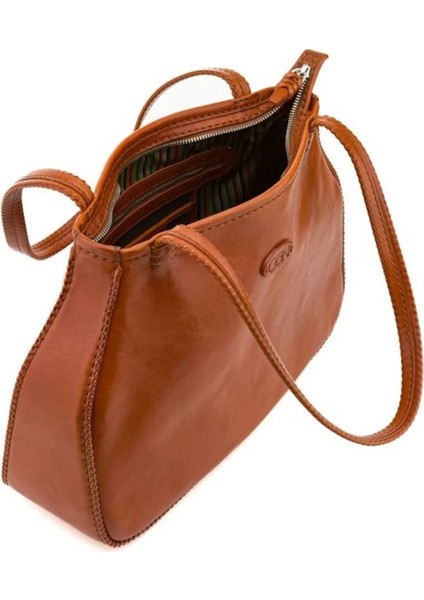 Gön Aksi Kahve Deri Kadın Omuz Çantası Aksi fırsatları
