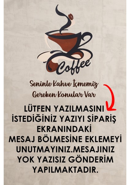 Işıklı 2 Katmanlı Kişiye Özel Kahve Fincanı Figürlü Tablo Mutfak ve Cafe Duvar Dekorasyonu