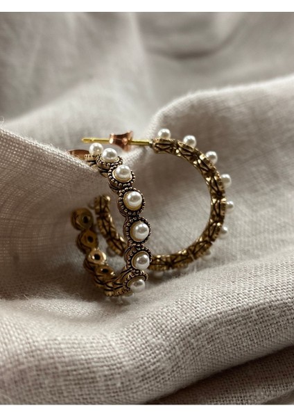 İnci Su Yolu Halka Küpe modelleri