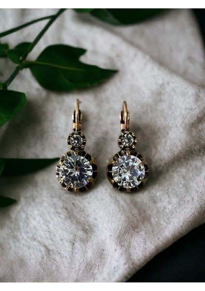 Elmas Kesim Zirkon Taşlı Küpe fiyatları