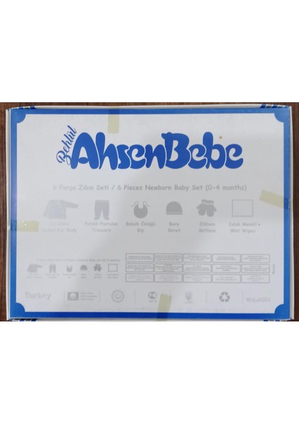 Behlül Ahsen Bebe 6' Lı Zıbın Seti Hastane Çıkışı