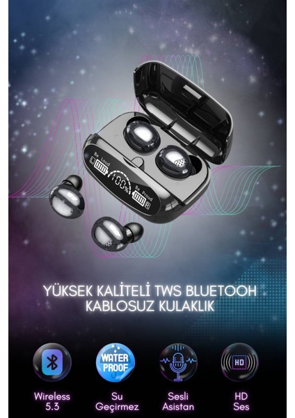 Yüksek Kaliteli Tws Kulak Içi Kablosuz Kulaklık Ses Stereo Oyuncu Kulaklık Bluetooth 5.3 Anc fırsatları