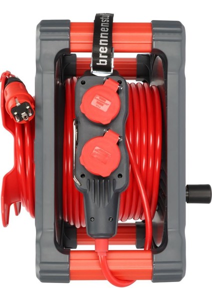 Professional Serisi 4 Soketli IP44 Lisanslı 33+5 Metre Isınma Şalterli Makaralı Kablo H07BQ-F3G2.5