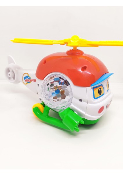Sevimli Işıklı Sesli Helikopter Oyuncak 22 cm
