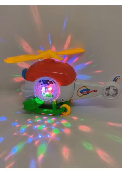 Sevimli Işıklı Sesli Helikopter Oyuncak 22 cm