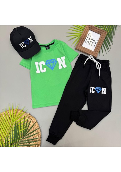 Icon Boy Şapkalı Eşofman Takımı