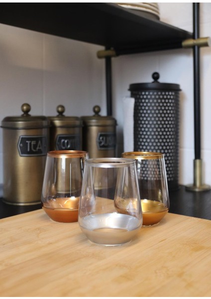 Glam Su Bardağı Kısa Gümüş 6 Parça GLM0051 fırsatları