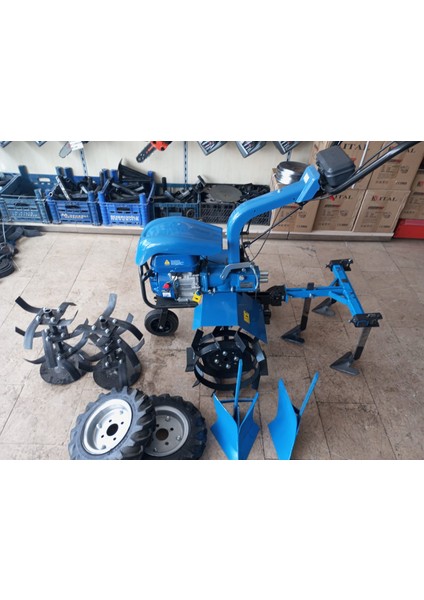 H85 3+1 Benzinli İpli Tekerli Takım Çapa Makinesi