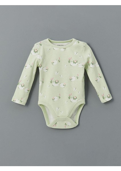 Baskılı Kız Bebek Çıtçıtlı Body 2'li indirimleri