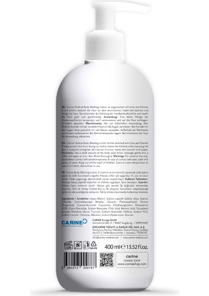 Carıne Vücut Yıkama Losyonu 400 ml fiyatları