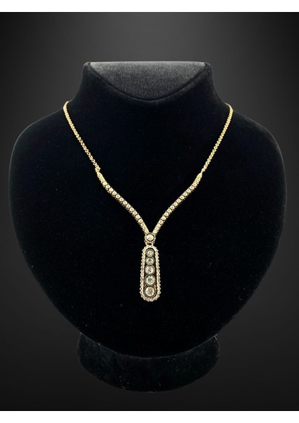 Zirkon Taşlı Elmas Montür Kolye indirimleri