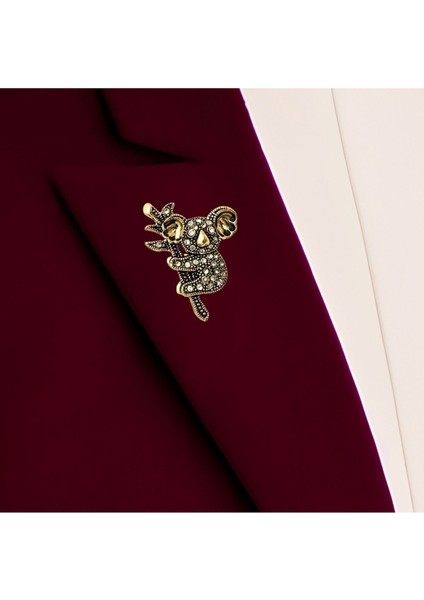 Black Diamond Taşlı Koala Broş fiyatları