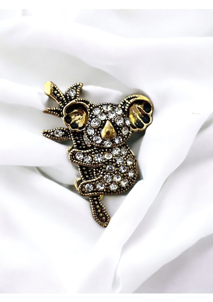 Black Diamond Taşlı Koala Broş fırsatları