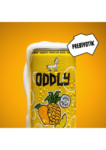Bu Üçlü Çok Güçlü! (Turşu Suyu, Karpuz-Nane, Ananas-Mango) Gazlı İçecek Kutu 250 ml 6 Adet