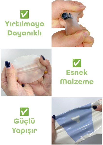 8li Patlak Yama Tamir Bandı Şişme Yüzme Simidi Kolluk Bot Top Pilates Simit Çadır Yağmurluk Yaması