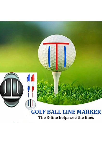 1 Set Golf Topu Işaretleyicisi, Golf Aksesuarlarını Yükseltme, Golf Topu Işaretleme Şablonları ve Golf Topu Işaretleyicileri, Golf Topu Çizgi Aracı (Yurt Dışından) fiyatları