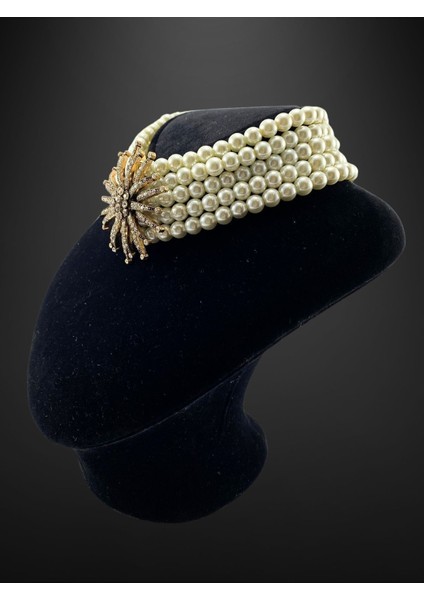 Turkuaz Taş Detaylı İnci Kolye fırsatları