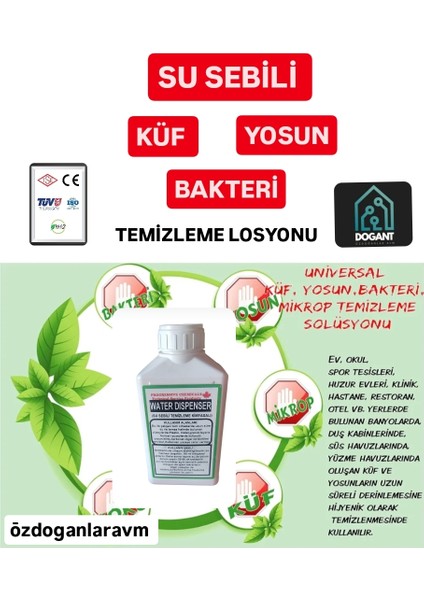 Su Sebili Temizleme Ilacı ( 1 Lt )