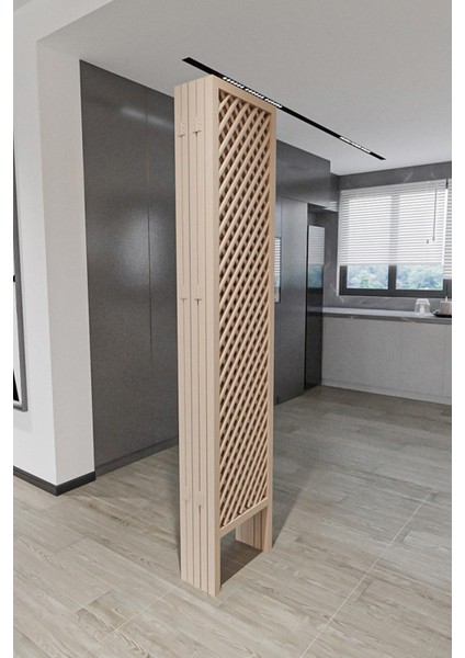Doğal Ahşap Seperatör 5 Kanat Paravan 000086 fırsatları