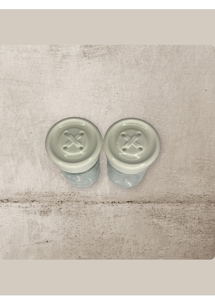 2 Adet Cam Tuzluk Plastik Kapaklı (Kutuludur)- 75 cc fiyatları