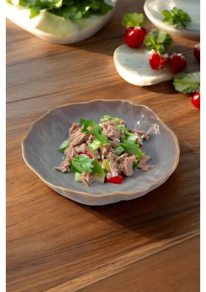 Wood Dazzle 26CM Porselen Çukur Salata ve Makarna Kase