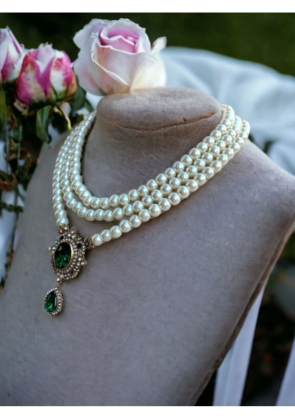 Black Diamond Kristal Taşlı İnci Kolye fiyatları