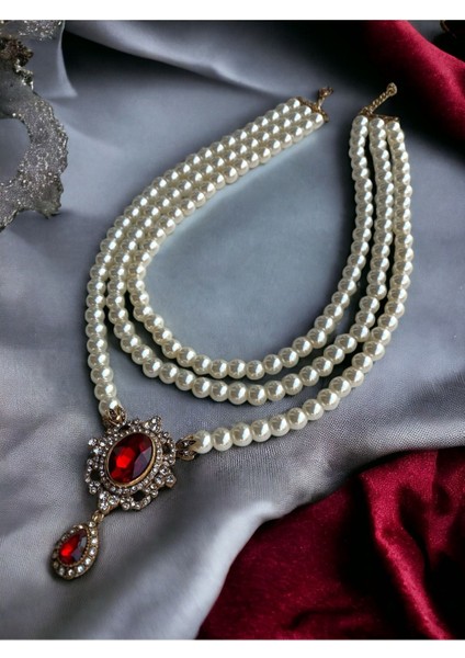 Black Diamond Kristal Taşlı İnci Kolye fiyatları