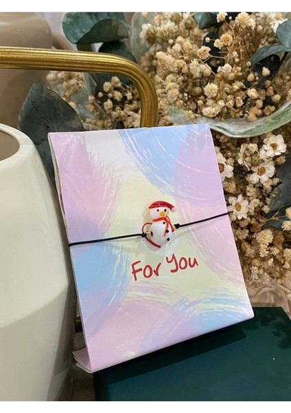 Yeni Yıl Kardan Adam Cam Murano Bileklik Yılbaşı Temalı Christmas Bileklik fiyatları