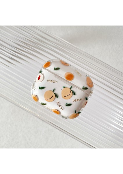 Apple Airpodspro2 Bluetooth Kulaklık Kılıfı Için Su Etiketi Şeffaf Düşme (Yurt Dışından)