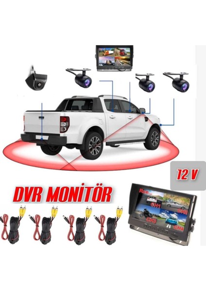 Navıgold DS-7500 4 Kamera Monitörlü Kartlı Mobil Kamera Seti fırsatları