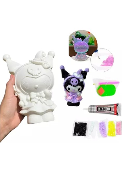 Kuromi 3D Kendin Yap Diy Elmas Mozaik Yapıştırma Figür Kumba
