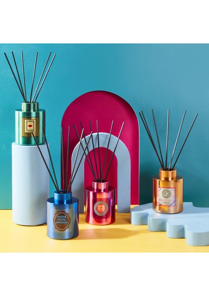 Pop Art Koleksiyonu Paris Mon Amour Orange Bloom Çubuklu Ortam Kokusu modelleri